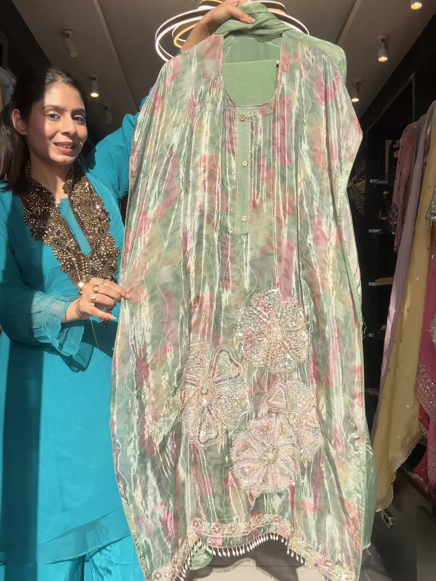 Designer Shimmer Tissue (unstitched)