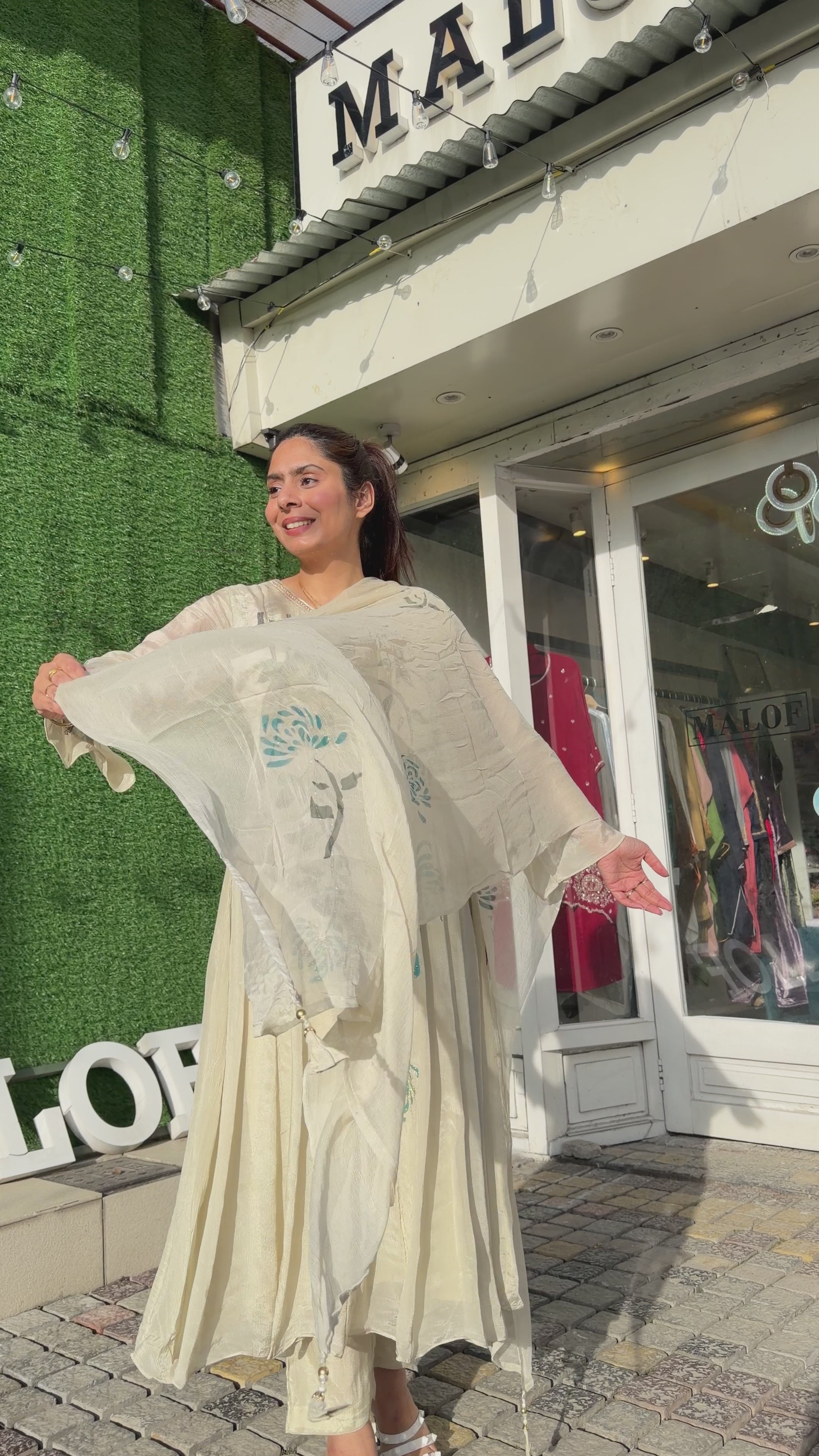 The Handpaint Anarkali