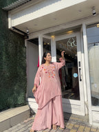 Pastel Pink Kaftan set