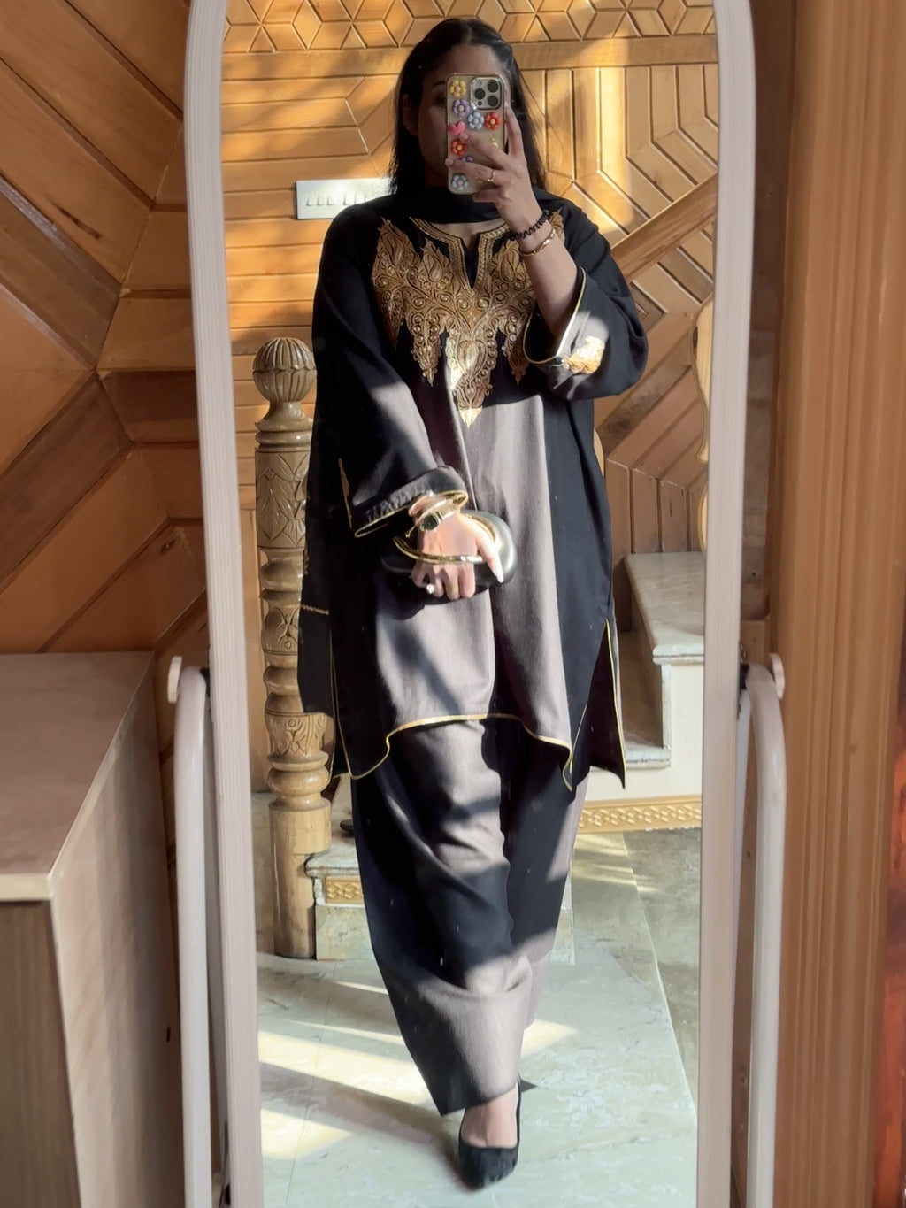 3pc Tilla Farshi Salwar