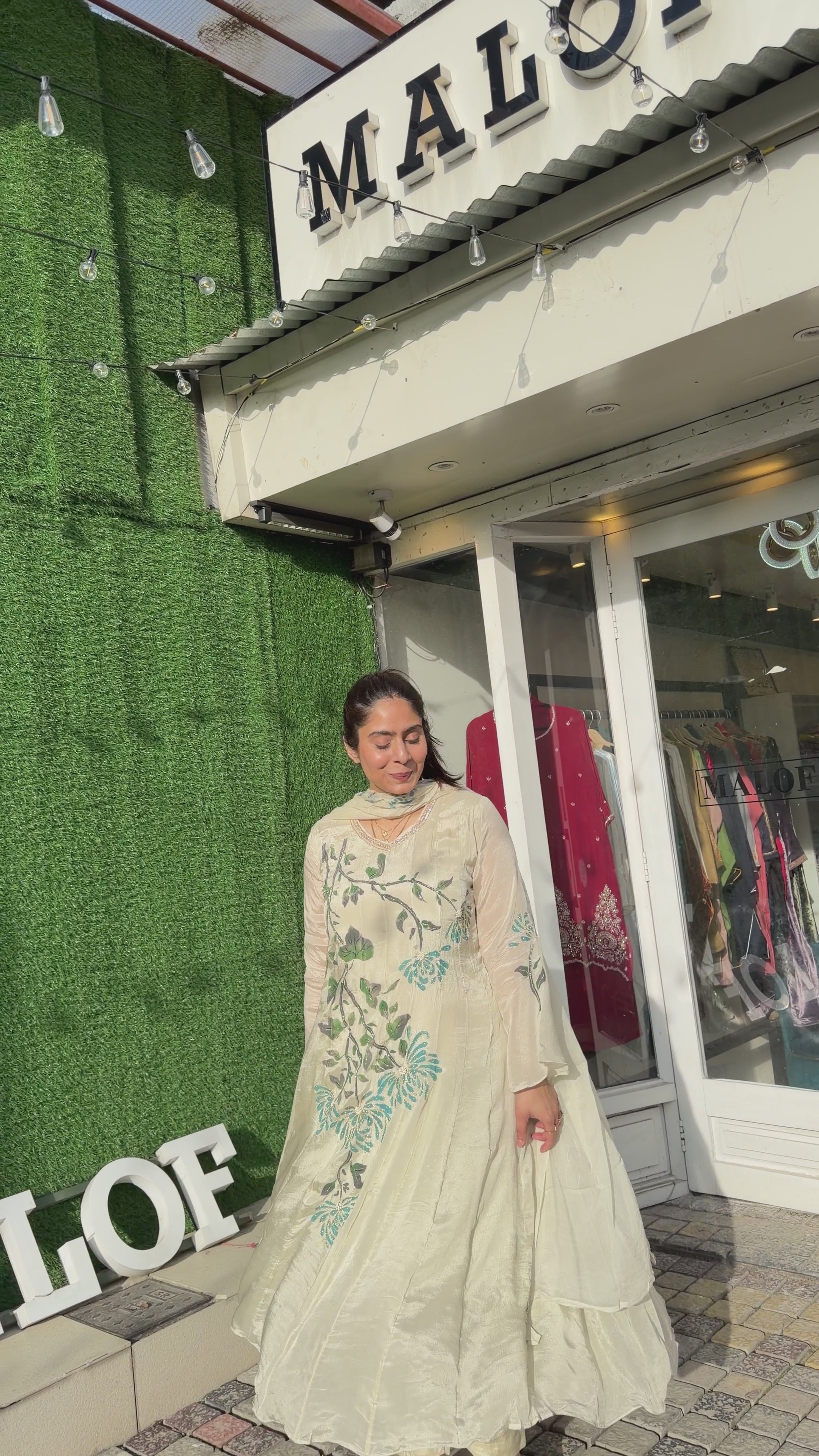 The Handpaint Anarkali
