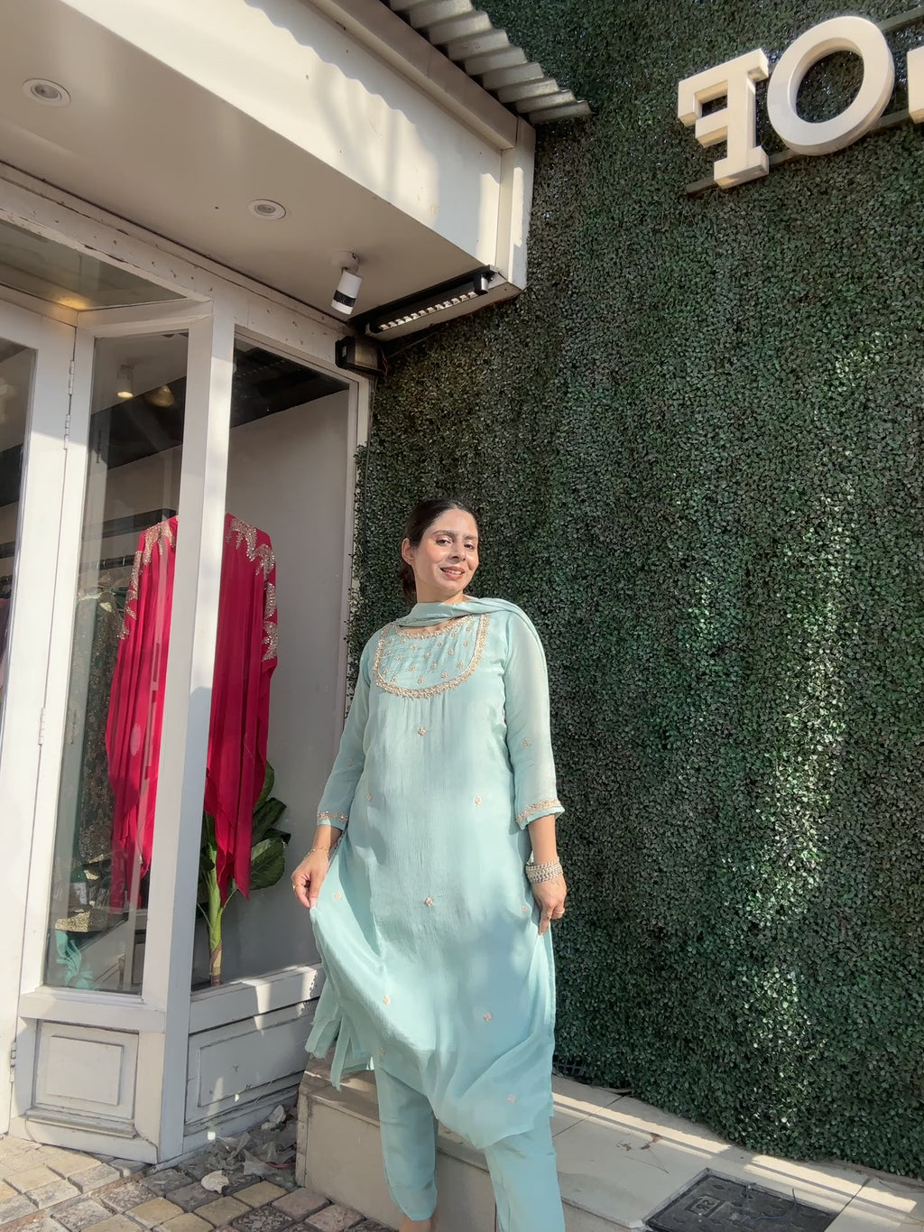 Pastel Green Handwork 3pc set