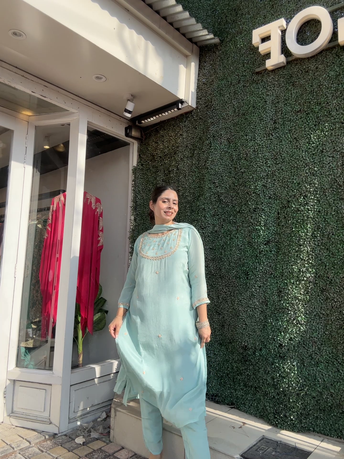 Pastel Green Handwork 3pc set