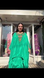 Green Kaftan Set