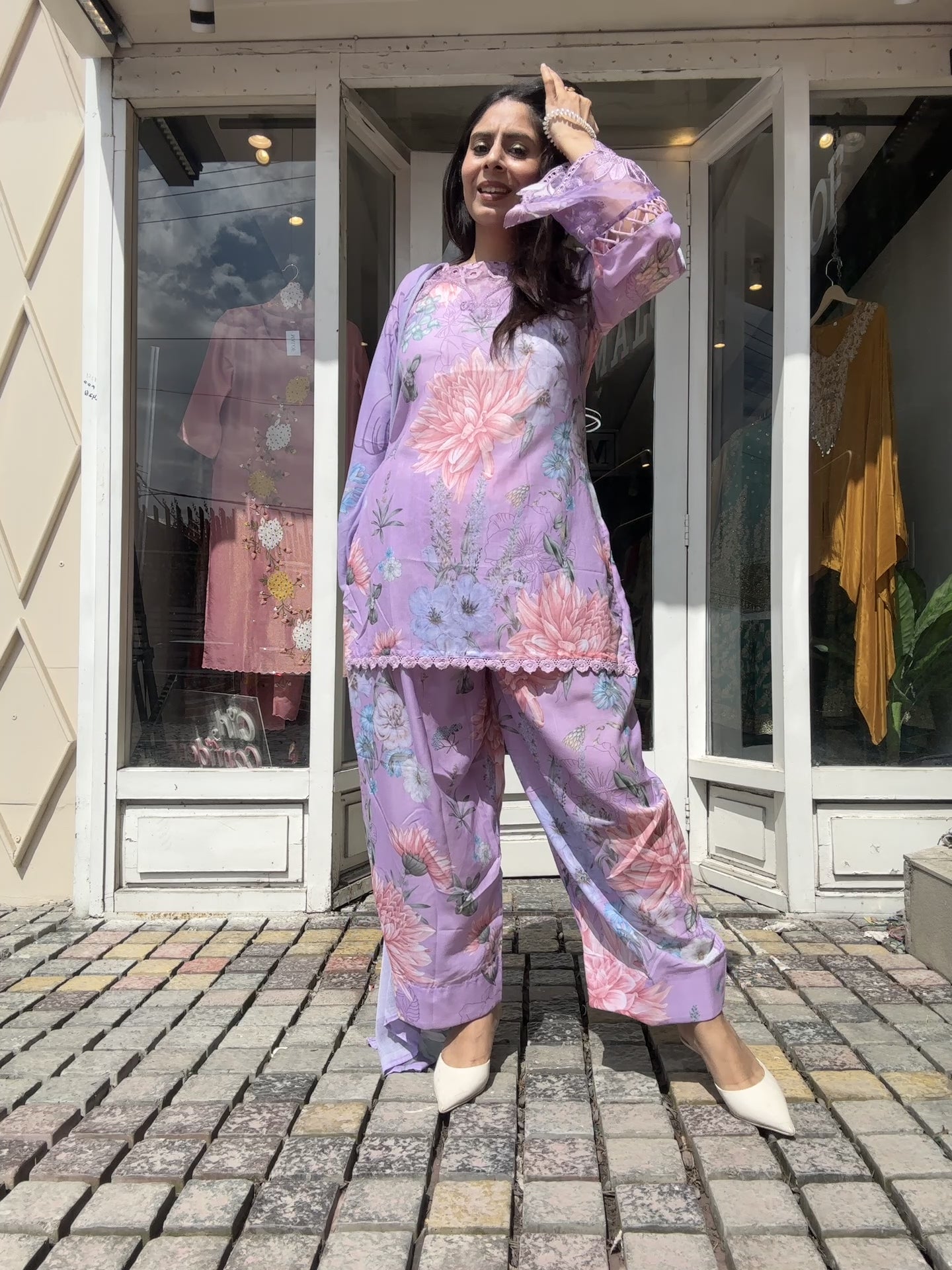 Lilac Farshi Salwar